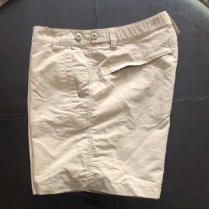 Eddie Bauer Sport Tan Nylon Shorts size 6